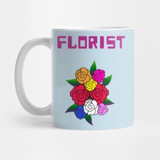 Florist multicolor flowers Mug